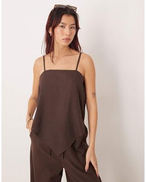 esmé studios Handkerchief-style Beach Top - Purple