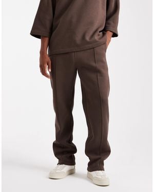 ASOS Co-ord Straight Leg jogger - Brown