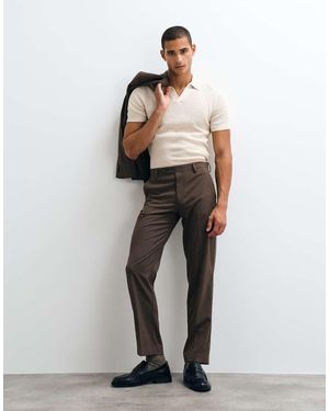 ASOS Straight Suit Trousers - White