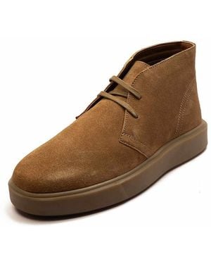 OFF THE HOOK 'Jethro' Suede Leather Casual Lace-Up Chukka Boots - Brown