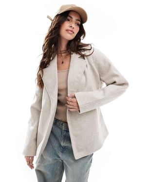 Vero Moda Belted Short Formal Jacket - White