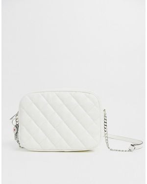 Stradivarius Borsa a tracolla imbottita bianca - Bianco
