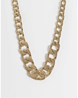 ASOS Collier statement à chaînes épaisses - Métallisé