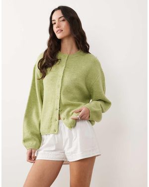 ASOS Cárdigan Verde Holgada Y Ligera De