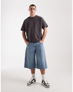 Cotton On Y2k Super baggy Jorts - Blue