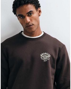 Wrangler Graphic Print Sweatshirt - Black