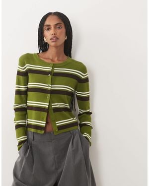 Jdy Knit Cardigan - Green