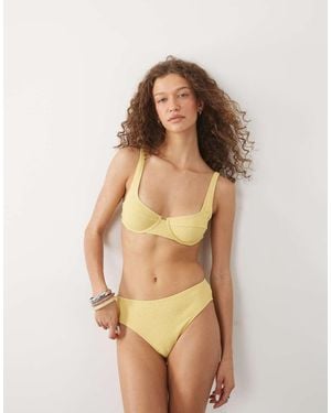 ARKET Top Bikini Stropicciato Con Ferretto - Neutro
