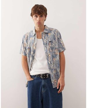 RVCA Day Break Short Sleeve Shirt - Blue