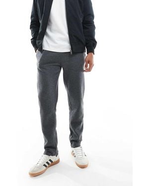 Brave Soul Straight Leg Joggers With Drawcord Waist - Black