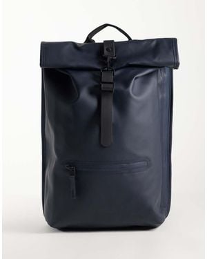 Rains Mochila Rolltop En - Azul