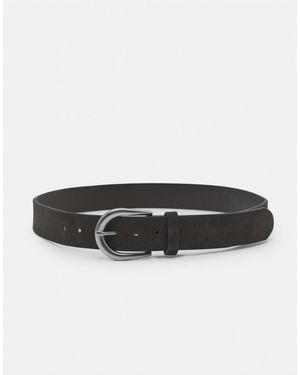 Pull&Bear – gürtel aus wildlederimitat - Braun