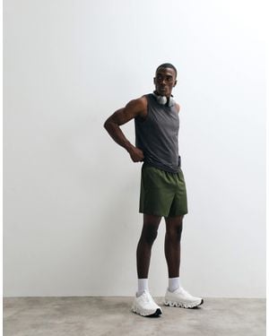 4505 Icon 5 Inch Quick Dry Training Shorts With Zip Pockets - Green