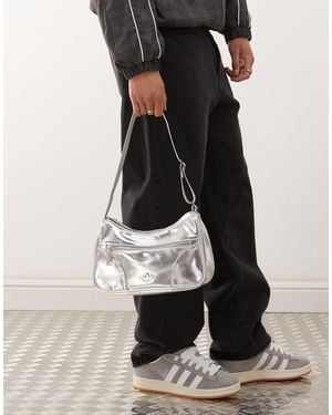 adidas Originals Faux Leather Shoulder Bag - Black