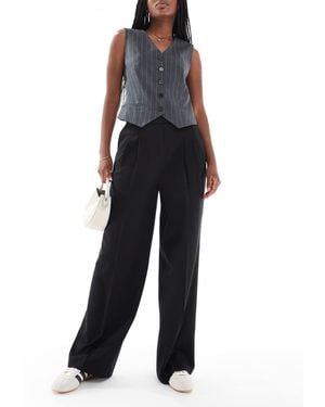 New Look Pantalon large - Noir
