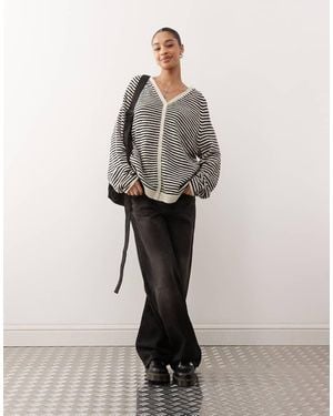Weekday Slouchy Cardigan - White
