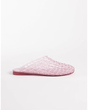 ASOS Lennox Jelly Mules - Pink