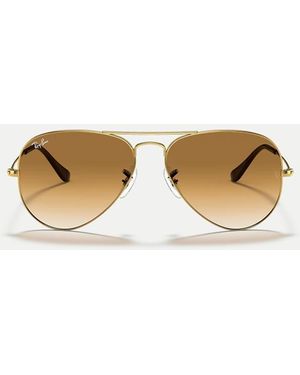 Ray-Ban Occhiali Da Sole Stile Pilota Con Lenti Marrone Sfumato - Neutro
