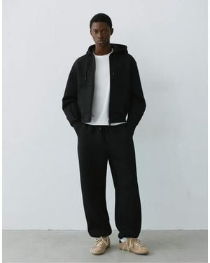 Pull&Bear Stwd baggy joggers - Black