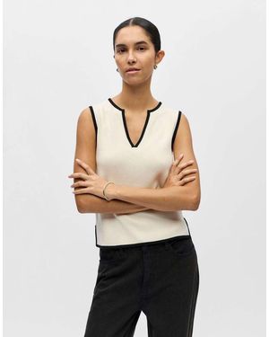 Object Knitted Top - Natural