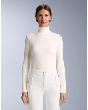 Oysho Seamless Merino Wool Base Layer T-shirt - White