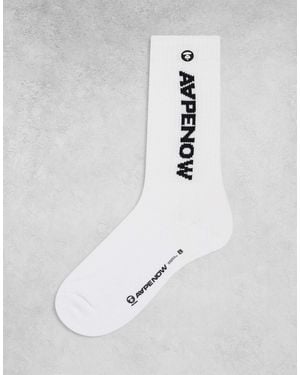Aape By A Bathing Ape Aape by a bathing ape – socken mit logo - Weiß