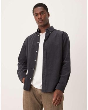 Mango Cord Overshirt - Blue