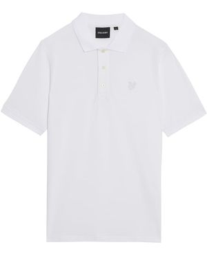 Lyle & Scott Ss Polo Shirts Superfine Polo Shirt - White