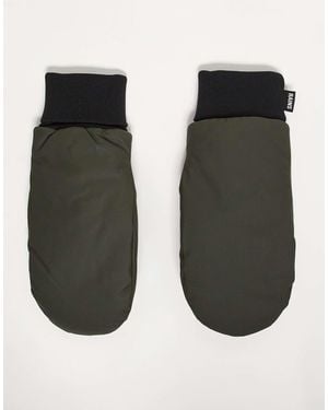 Rains 16070 Alta Waterproof Puffer Mitten Gloves - Green