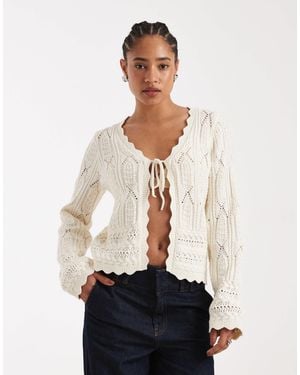 New Look – strickjacke - Natur