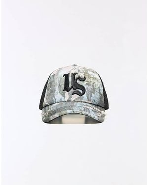 Bershka Printed Trucker Cap - Green