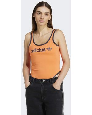 adidas Originals Linear Logo Bodysuit - Blue