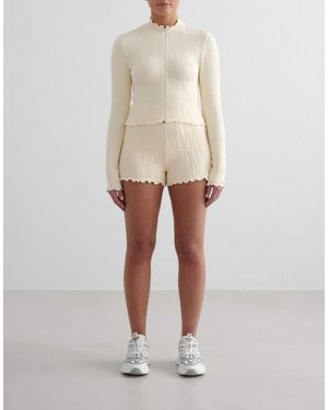 Aim'n Almond Tulip Shorts - Natural