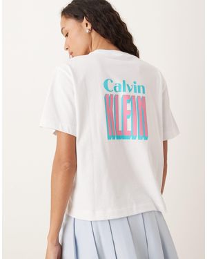 Calvin Klein – t-shirt - Weiß