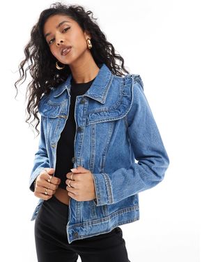 Don't Think Twice Dtt – ciara – jeansjacke - Blau