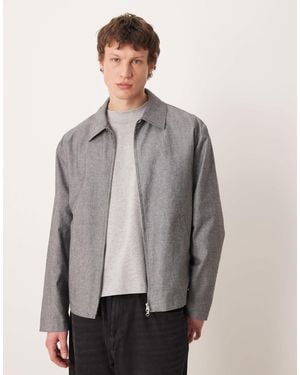 ASOS Smart Harrington Jacket - Gray
