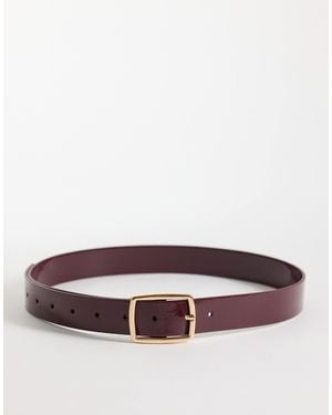 ASOS Square Buckle Belt - Brown