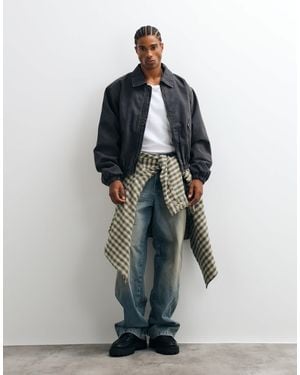 Weekday Canvas Bomber Jacket - Black