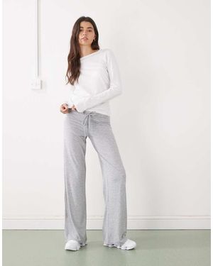Collusion Yogabroek Met Lage Taille - Wit