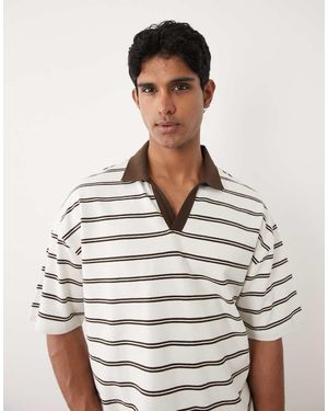 ASOS Heavyweight Oversized Polo - Multicolour