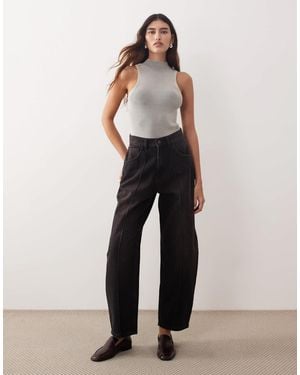 ARRANGE Clover Front Seam Detail Jeans - Black