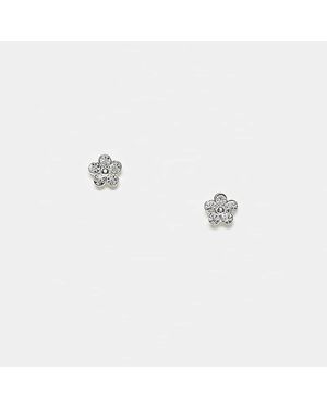 Kingsley Ryan Gemset Daisy Stud Earrings - Metallic