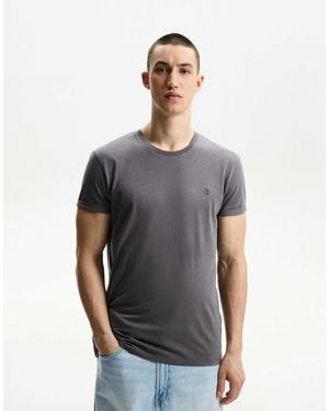 Bershka – kurzärmliges t-shirt - Grau