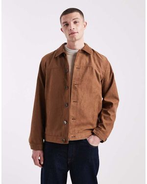 Jack & Jones Faux Suede Jacket - Blue