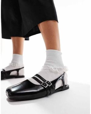 Cotton On Cotton On ziggy Slingback Ballet Pump - Black