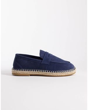 ASOS Penny Loafer Espadrilles - Blue