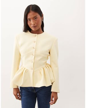 Miss Selfridge Korsett-blazer mit schößchen - Blau
