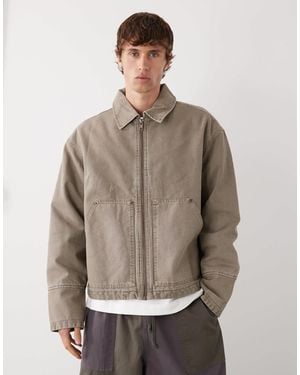 Weekday – utility-jacke - Grau