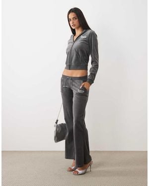 Juicy Couture Jogger Con Logo Caisa Regal Rebelle De Talle Bajo - Negro