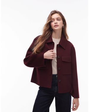 ARKET – zweilagige wolljacke - Lila